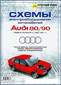Электрические схемы автомобиля Audi 80 B4